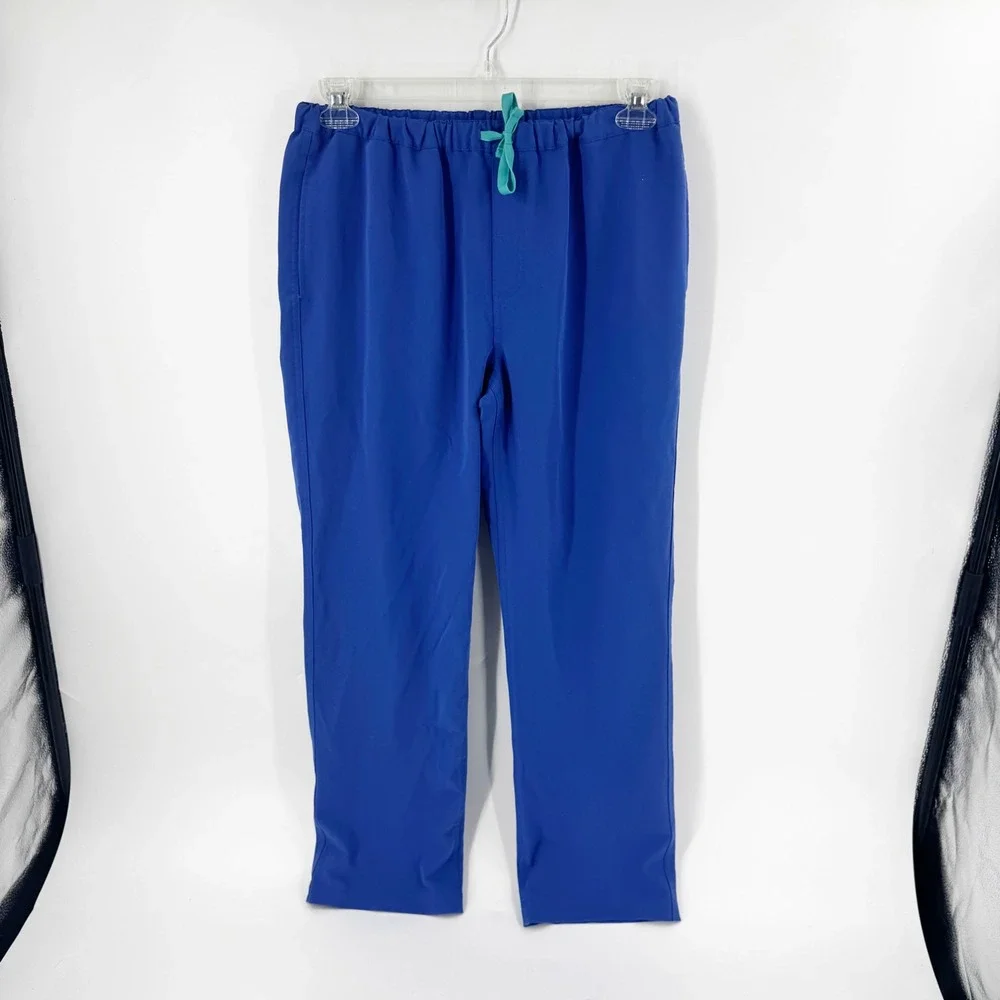 FIGS Mens Royal‎ Blue Pisco Basic Scrub Pants FM4500 Elastic Waist Drawstring